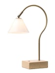 Question portabel oppladbar bordlampe - Messing