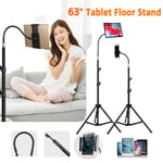 For IPad Folding Tripod Stand Height Adjustable Mobile Phone Tablet Floor Stand