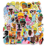 50 st Rapper Singer Tyler The Creator Stickers DIY Skateboard G Color 50Pcs