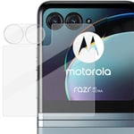 Motorola Razr 40 Ultra 5G - IMAK härdat glas skärmskydd för KAMERALINS - inkl. skydd för baksidan