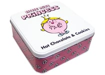 Mr. Men Little Miss Little Miss Princess Tin Filled with 100g Chocolate Chip Cookies & 120g Hot Chocolate Powder, Miss-PR2