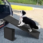 FASNATI 180 x 50 cm Rampe pour Chien Voiture Pliable, Rampe Portable pour Chiens de Grande Taille avec Bande antidérapante, Disponible pour Camion, lit, Voiture, SUV, légère et Facile à Ranger