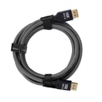 Displayport 2.0 Cable DVI HD Adapter Line 16K at 60Hz tietokone-TV-projektorinäytölle 2m/2,2yd