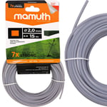 Ligne de coupe 2,0mm 15m QUADRATIC KT-V14 MAMUTH fil pour débroussailleuse STIHL