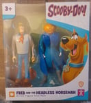 Scooby Doo Fred & The Headless Horseman Action Figure Twin Pack New