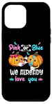 iPhone 12 Pro Max Pink Or Blue We Already Love You Gender Reveal Halloween Case