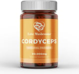 Love Mushrooms Cordyceps Capsules, 60,000mg, 60 Mushroom... 