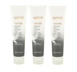 3 x SANCTUARY SPA WARMING CHARCOAL DETOX FACE WASH CLEANSER - 100ml