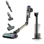 Shark PowerDetect Clean & Empty Cordless Vacuum Cleaner, DuoClean Detect, Reverse Clean, 2L Auto-Empty Base, Anti-Hair Wrap Plus, 70 Min Runtime, Lightweight, Pet & Multi-Surface Tools, Grey IP3251UKT