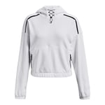 Women's Under Armour UA Journey Fleece Pullover Hoodie in White