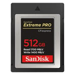 SanDisk Extreme Pro - Carte mémoire flash - 512 Go - CFexpress