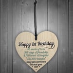 1st First Birthday Baby Daughter Son Grandson Grandaughter Nephew Niece Gifts