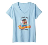 Mr. Potato Head Halloween This Is My Mr. Potato Head Costume V-Neck T-Shirt