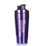 Pulver Tasse Shake en acier inoxydable - Proteine Shaker - Sans BPA - 1000ml - Violet