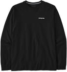 Patagonia LS P-6 Responsibili-Tee S Black LongSleeve t-shirt med logo