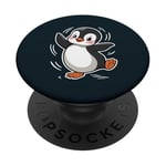 Dancing Penguin Cute Cartoon Fun Waddle Dance Funny Dancer PopSockets Swappable PopGrip