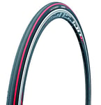 Hutchinson Equinox Pneu de vélo Mixte Adulte, Noir/Rouge, 700x23C (23-622)