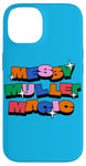 Coque pour iPhone 14 Messy Mullet Magic pour la génération Z moderne et la génération Y