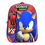 Sonic The Hedgehog 3D Eva Backpack Kids School Bag Red Rucksack Vs Mr Robotnik