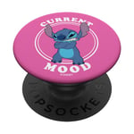 Disney Lilo and Stitch Angry Stitch Current Mood Hot Pink PopSockets PopGrip Interchangeable