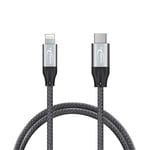 USB C to Lightning Cable[Apple MFI Certified],TXTECH Nylon Braided Type C to Lightning Cable Supports Power Delivery Compatible with iPhone SE /11/11 Pro/11 Pro Max/X/XS/XR/XS Max/ 8/8 Plus (1M)