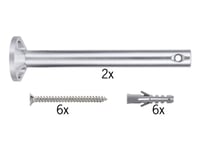 Paulmann 17806, Montering Sett, Kromfarget, Metall, Universell, Tak/Vegg, 1,6 Cm