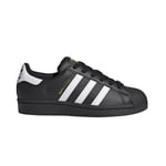 Lågskor Adidas Superstar J Svarta 38