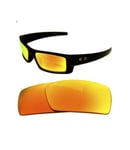 NEW POLARIZED CUSTOM FIRE RED LENS FOR OAKLEY GASCAN S SUNGLASSES