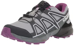 Salomon Speedcross Kids Outdoor Shoes, Precise fit, Grip, and Practical comfort, Quarry, 2.5