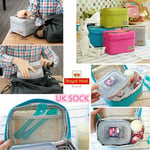 Thermal Insulated Lunch Bag Cool Bag Picnic Adult Kids Lunch Box Food Storage Uk