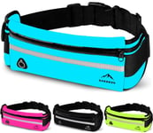 Ceinture Running Homme Et Femme | Sac Banane Étanche De Course A Pied, Sport, Jogging, Footing, Courir | Ceinture Course A Pied | Sac Course A Pied Pour Tous Les Telephones (Bleu)