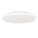 Eglo connect.z Smart Home Plafonnier LED de salle de bain Rovito-Z, ZigBee, app et commande vocale Alexa, blanc chaud-blanc froid, RGB, plafonnier à intensité variable, blanc, IP44, Ø 30 cm