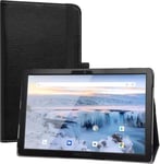 Compatible Avec Archos T101 Coque,Slim Pu Cuir Etui Et Pliable Stand Folio Housse Coque Couverture Pour 10.1"" Archos T101 4g Tablet(Non Compatible Avec Archos 101 Oxygen 4g),Noir