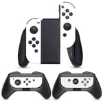 Grepp Kompatibel med Nintendo Switch/Switch OLED Joy-Con 3-Pack Hållbart Spel Switch Controller Handtag Fodral Kit