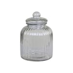 Stor Glasburk med lock - flera storlekar Chic Antique Transparent H26/Ø17,5 356cl