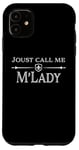 Coque pour iPhone 11 Costume de fête de la Renaissance My Lady Joust Larp