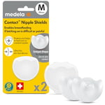 Medela - Bouts de sein Medela Contact - Sans BPA, silicone souple ultra-fin, lot de 2, 20mm, taille M