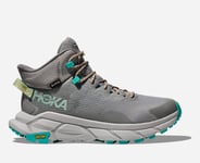 HOKA Trail Code GORE-TEX Chaussures pour Homme en Galactic Grey/Electric Aqua Taille 43 1/3 | Randonnée