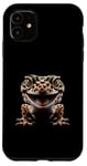 Coque pour iPhone 11 Chemise gothique pour reptile - Motif léopard