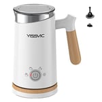 YISSVIC Milk Frother Electric Milk Steamer Automatic Hot or Cold Milk Foam Maker