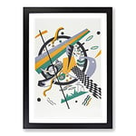 Big Box Art Small Worlds Iv by Wassily Kandinsky Framed Wall Art Picture Print Ready to Hang, Black A2 (62 x 45 cm)