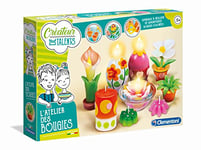 Clementoni - Créateur de Talents : L'Atelier des Bougies - Coffret Créatif - Réalise des Bougies Colorées - Décoration - Ingrédient et ustensiles Inclus - Pour Enfants à Partir de 8 Ans