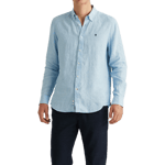 Morris Douglas Linen Shirt-Classic Fit Blå