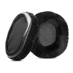 1 Pair Replacement Earpads Cushions Compatible with Artiste ADH300 2.4GHz TV Wireless Headphones Earmuffs (Black 1)