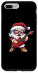 Coque pour iPhone 7 Plus/8 Plus Guitare Père Noël à bascule Cool Christmas Rock & Roll Musique