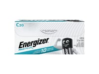 Energizer Max Plus Industrial C-Batteri R14 Alkali-Mangan 1.5 V 20 Stk