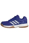 adidas Speedcourt Kids Indoor Shoes Basket, Lucid Blue/Silver met./GUM10, 23 EU