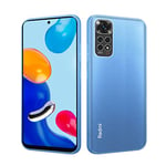 HSP Coque pour Xiaomi Redmi Note 11 / 11s [Anti-poussière] étui de Protection en Silicone TPU Premium | Résistant aux Rayures Antichoc | Protecteur d'écran et de caméra | Clair | Transparent