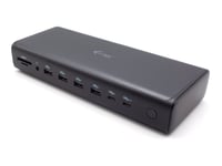 I-Tec - Dockningsstation - Usb-C / Usb4 / Thunderbolt 3 / Thunderbolt 4 - 2 X Hdmi, 2 X Dp, 2 X Usb-C - 1Gbe, 2.5Gbe - 240 Watt - Europa