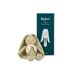 Kaloo - Lapinoo - Pantin Lapin Vert - Petite Peluche Bébé en Velours Côtelé - 25 cm - Matière très Douce - Boîte Cadeau - Dès la Naissance, K218014